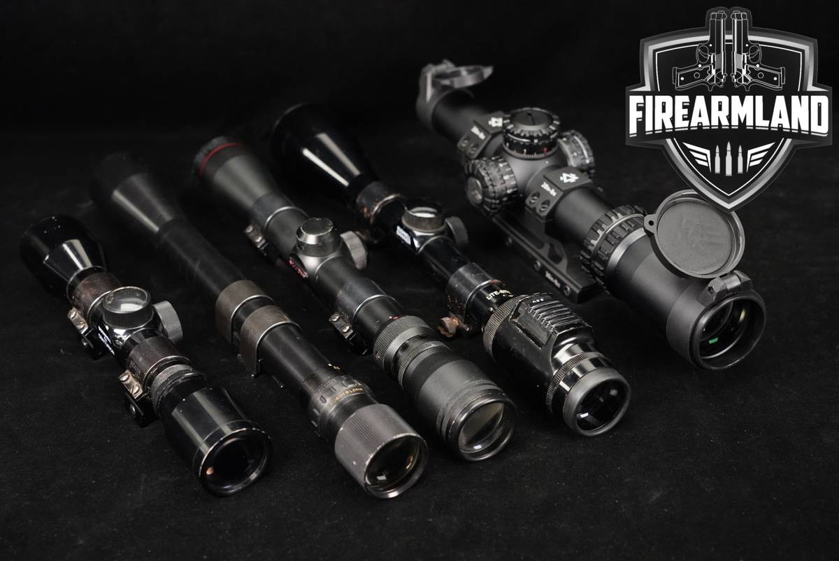 FIVE SCOPE LOT 5 Pack Simmons Bushnell Bausch & Lomb Swampfox Scopes