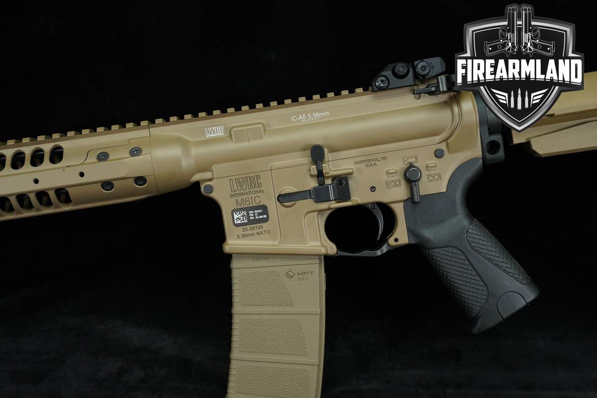 LWRC M6IC A5 Pistol 5.56 NATO AR-15 AR15 FDE 12.7" M6 +4 MAGS & OG CASE