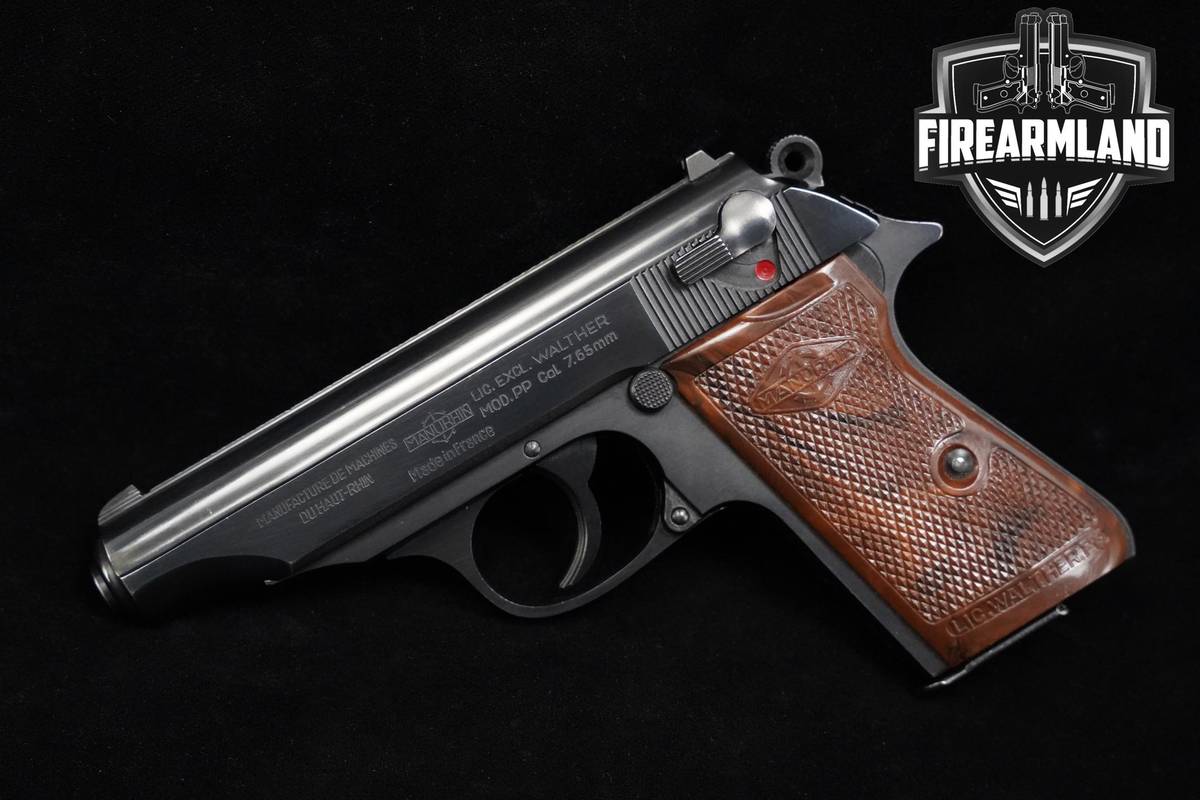 Manurhin Walther Model PP 32 ACP 3.9" Manurhin-Walther PP 2MAGS & ORIG-BOX