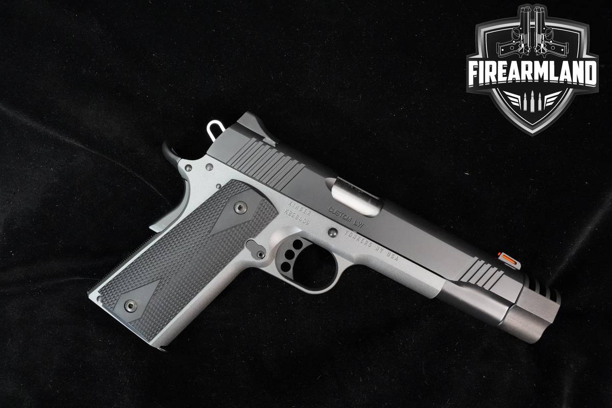 Kimber Custom LW Shadow Ghost 45 ACP 1911 5" Kimber 1911A1 +ORIG CASE