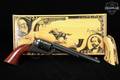 A. Uberti Open Top Army .45 Schofield Color Case-Hardened & Blued in Very Good Condition Image 2