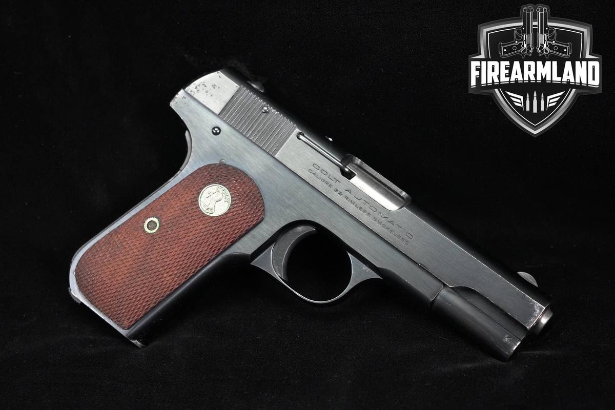1925 Colt Model 1903 Pocket Hammerless Type III 32 ACP 3.75" Blued M1903