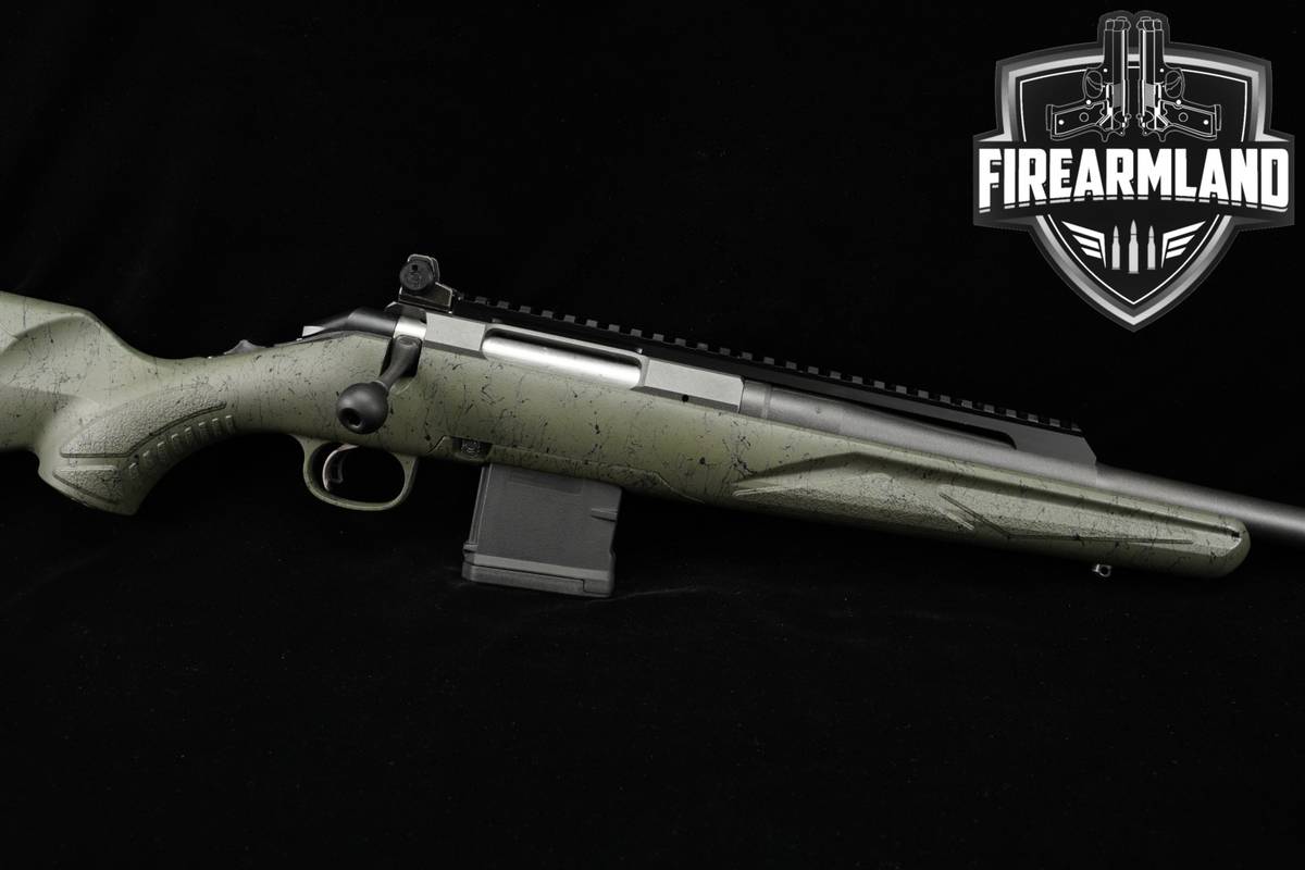 Ruger American Rifle Generation II Ranch 5.56 NATO 16.10" Grey & Green Web