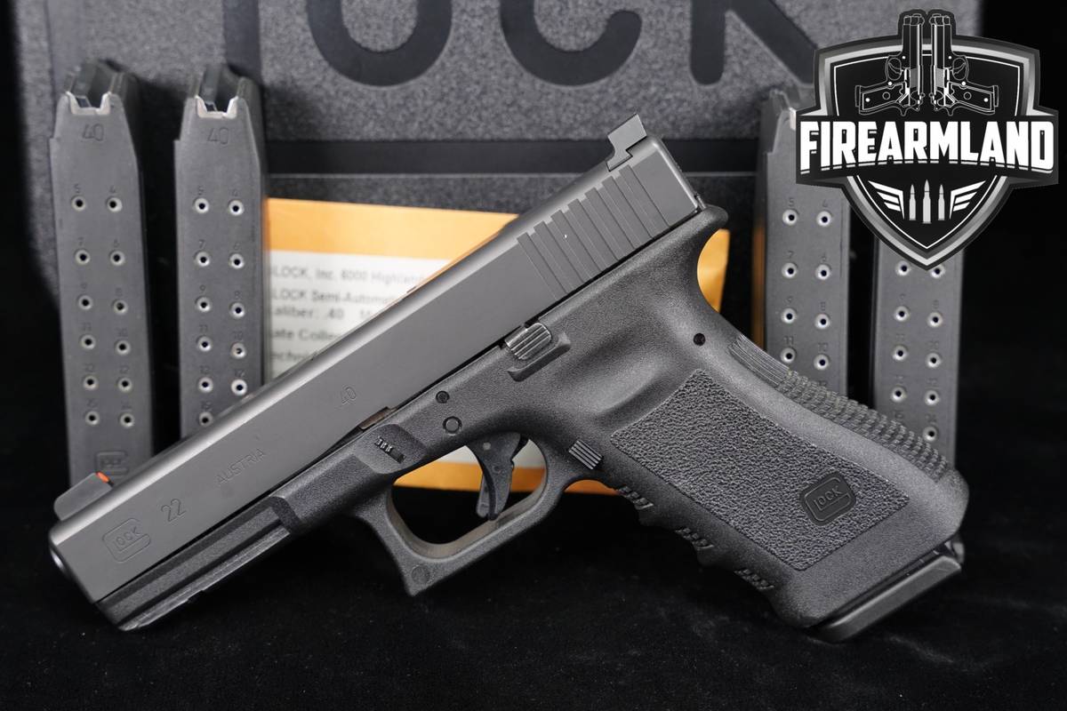 Glock 22 Gen 3 40 S&W 4.49" G22 Gen3 Duty Pistol +5 MAGS & ORIG CASE