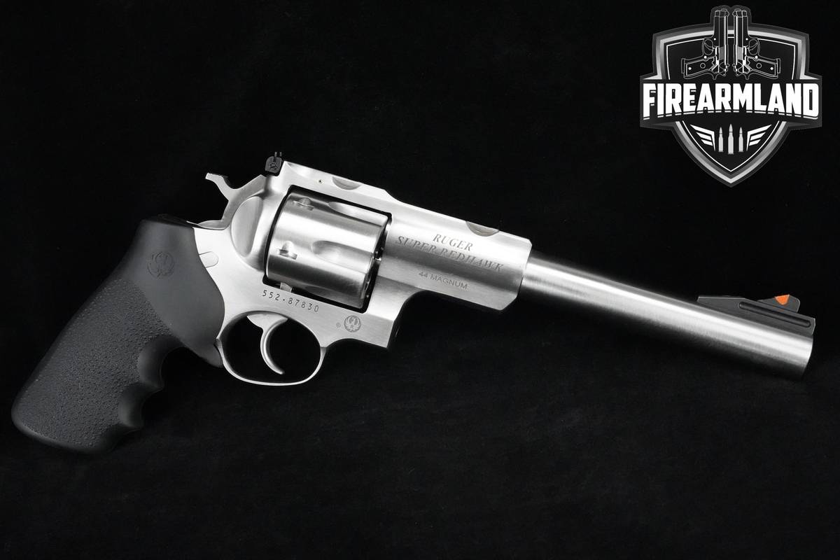 Ruger Super Redhawk 44-Magnum 7.5" Stainless Ruger Super-Redhawk +OG CASE