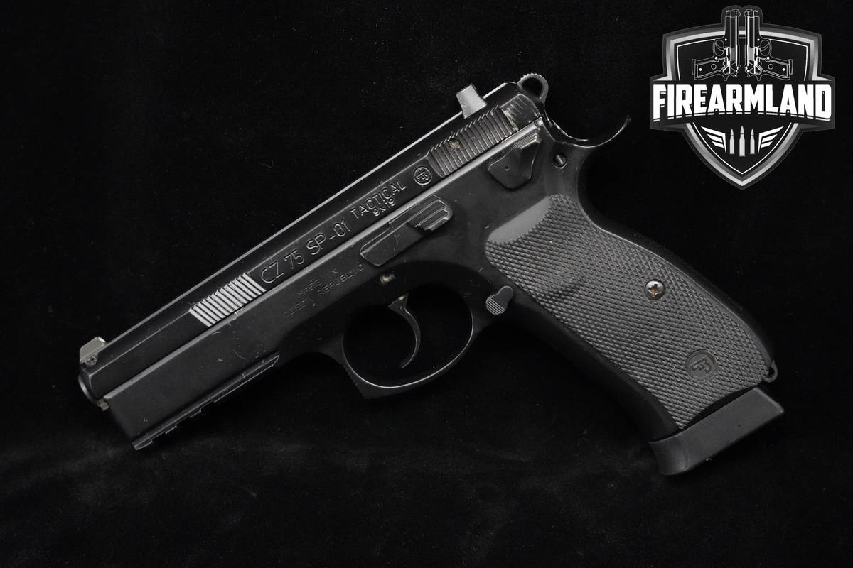 CZ CZ-75 SP-01 Tactical 9mm CZ CZ75 CZ-75 SP01 DA/SA +2 MAGS