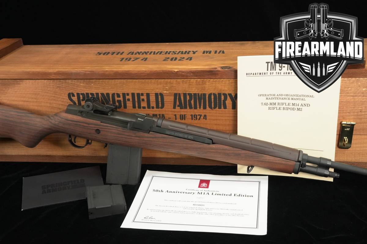 LIMITED 1 Of 1974 Springfield Armory M1A 50th ANNIVERSARY 308 Winchester
