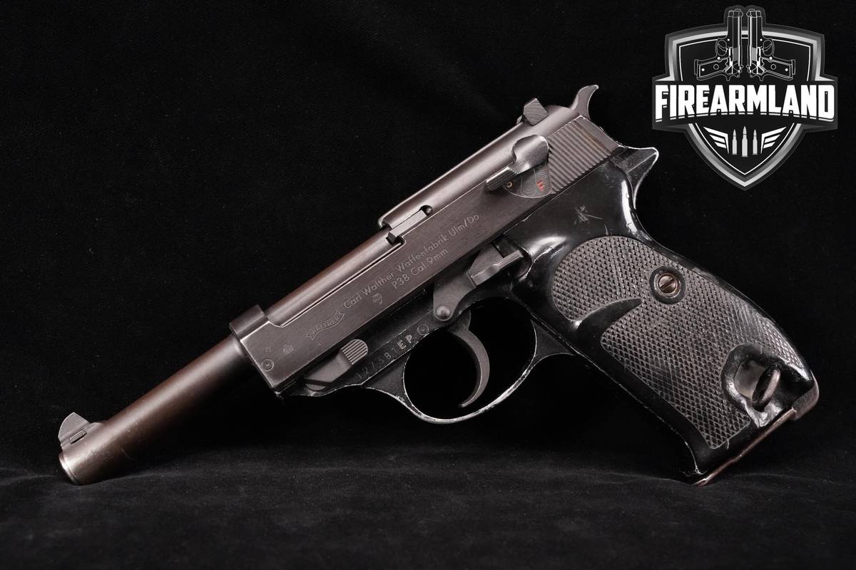 POST WAR Walther P38 9mm 4.9" Walther P-38 P.38 DA/SA