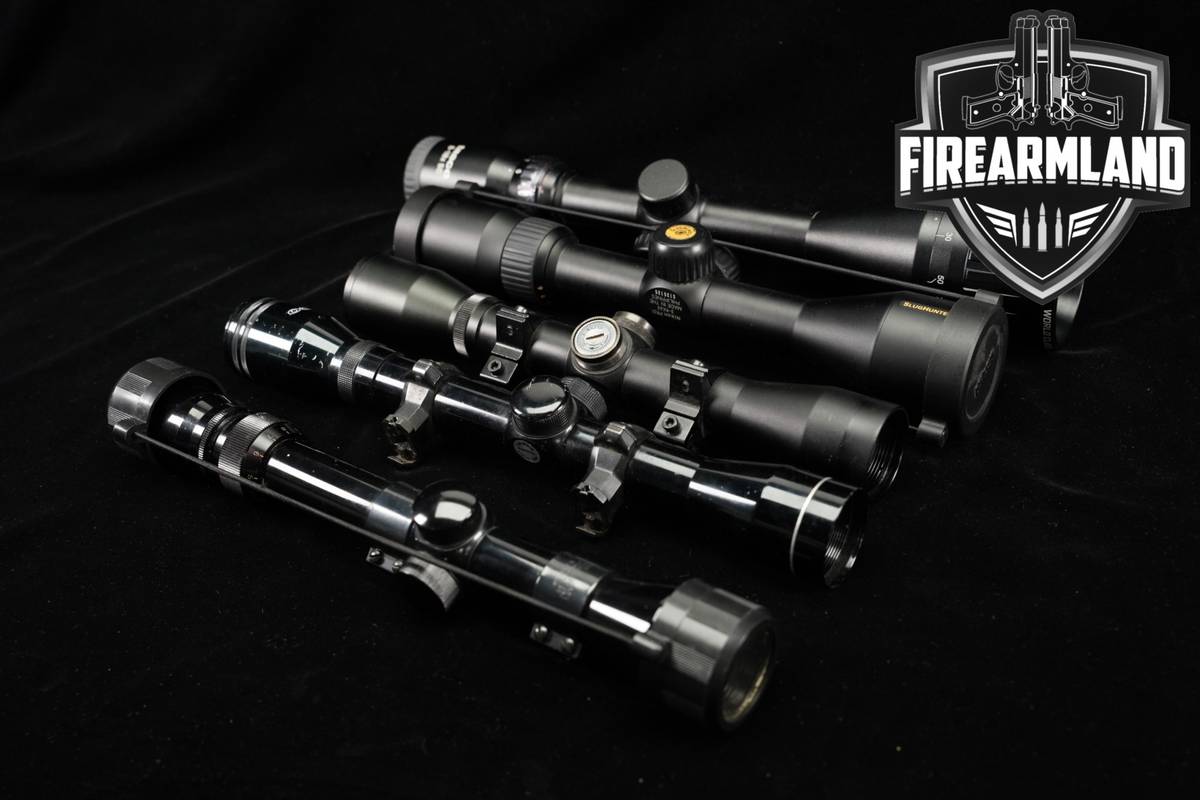 FIVE SCOPE LOT 5-Pack Tasco Ruger Bushnell Nikon Riflescope Scopes