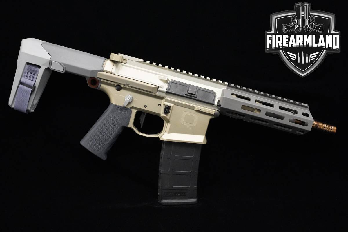 LIKE-NEW Q Honey Badger 300 Blackout AR-15 AR15 AR Q-Honey Badger GEISSELE