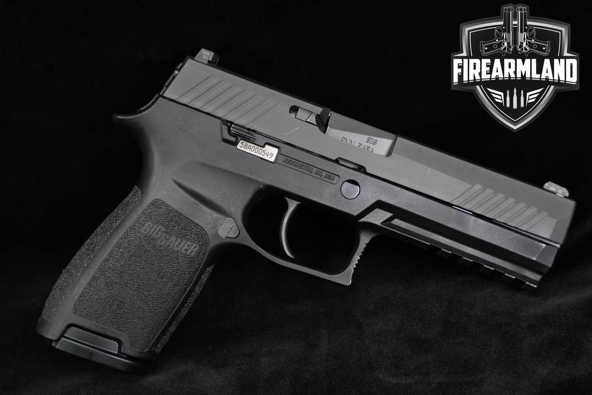 Sig Sauer P320 Full-Size Nitron 9mm 4.7" P-320 +2 MAGS, ORIG CASE & HOLSTER