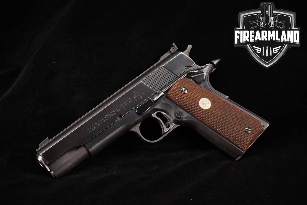 PRE GOLD CUP! 1966 Colt 1911 National Match 45 ACP 5" Blued Colt-1911-NM