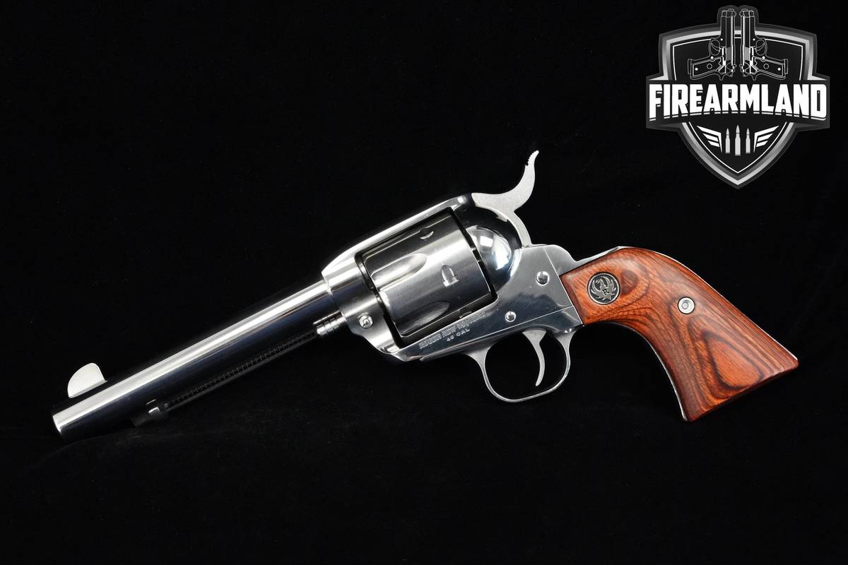 Sturm Ruger New Vaquero Stainless 45-Colt 5.5" Ruger +ORIG CASE