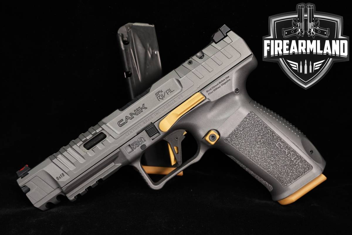 Canik SFx Rival 9mm Optics-Ready 5" Gold Accents +2 MAGS