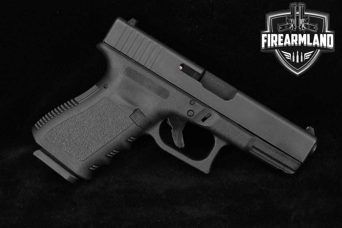 Glock 19 Gen3 G19 9mm 4.02" Black Glock-19 G-19 Gen-3 +2 MAGS, ORIG CASE