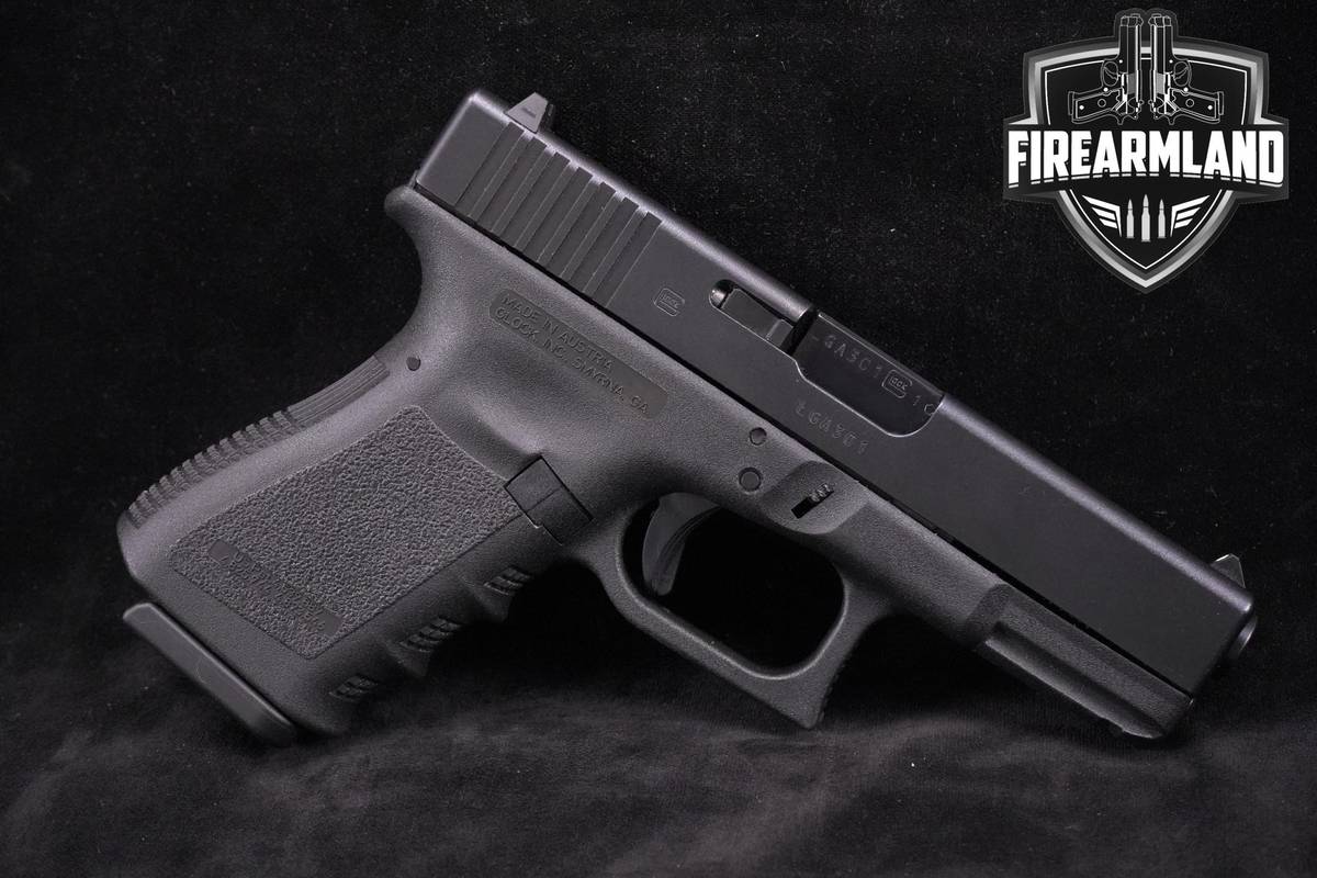Glock 19 Gen3 9mm 4.02 G19 Gen-3 +2 MAGS, ORIG CASE & HOLSTER