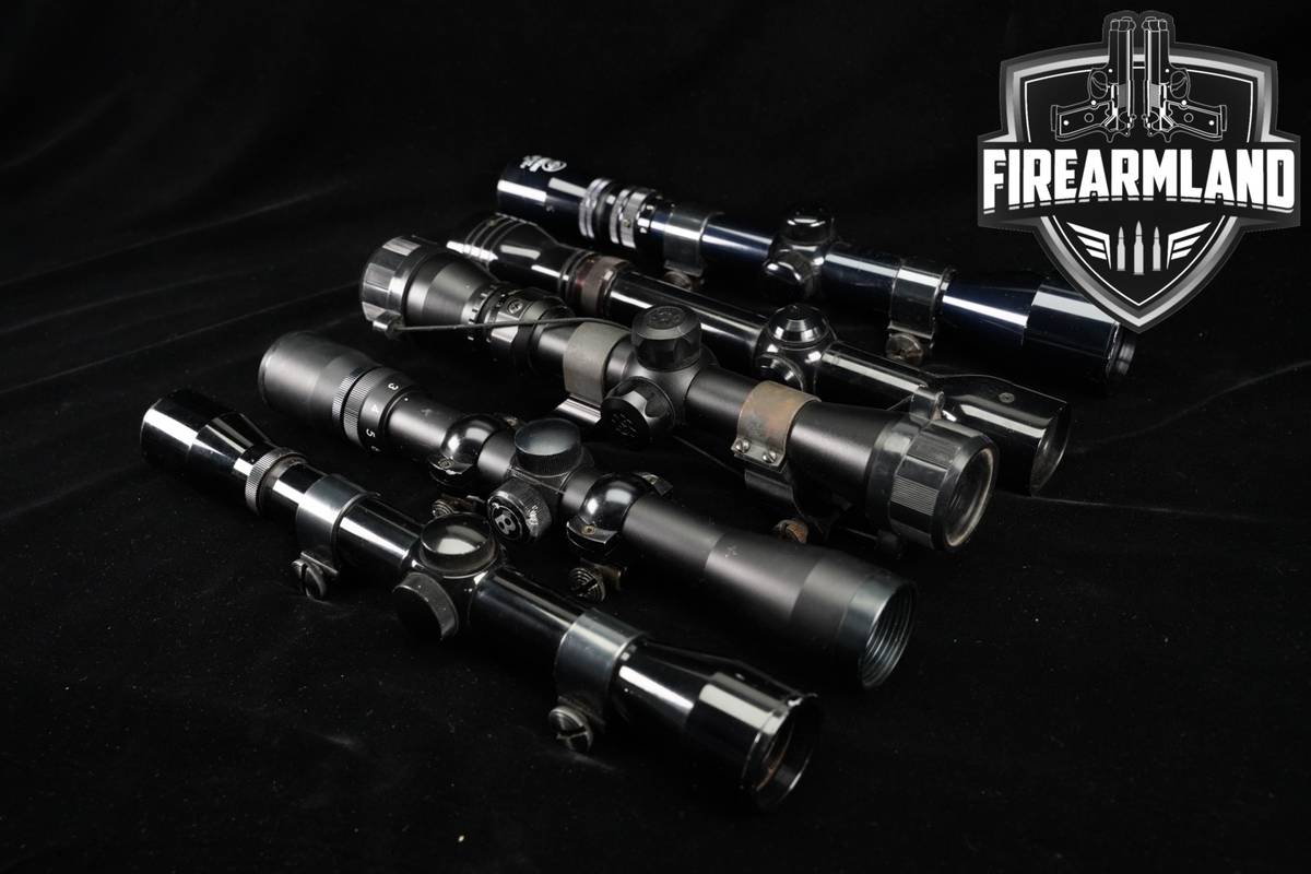 FIVE SCOPE LOT 5 Pack Simmons Konus Redfield Bushnell Riflescope Scopes