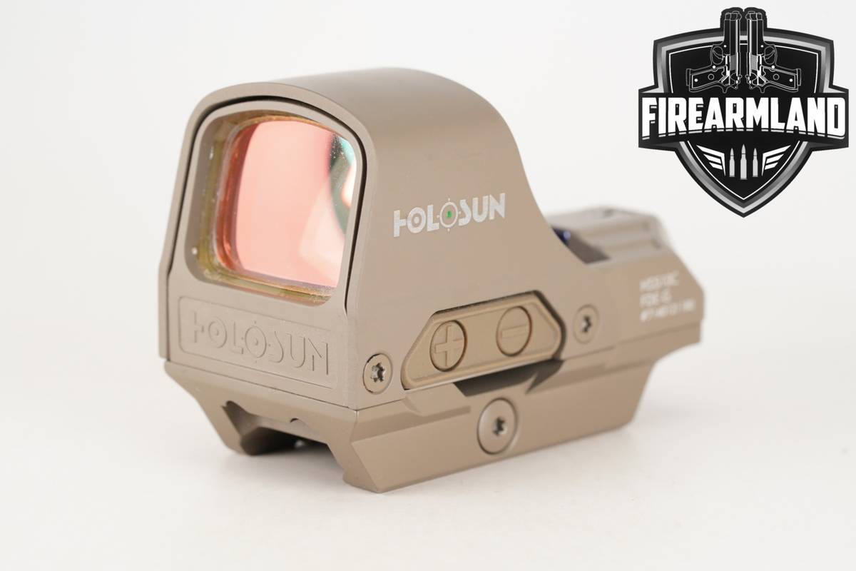 Holosun HS510C FDE-G 2 MOA Dot & 65 Circle Green Illiumination Quick Detach