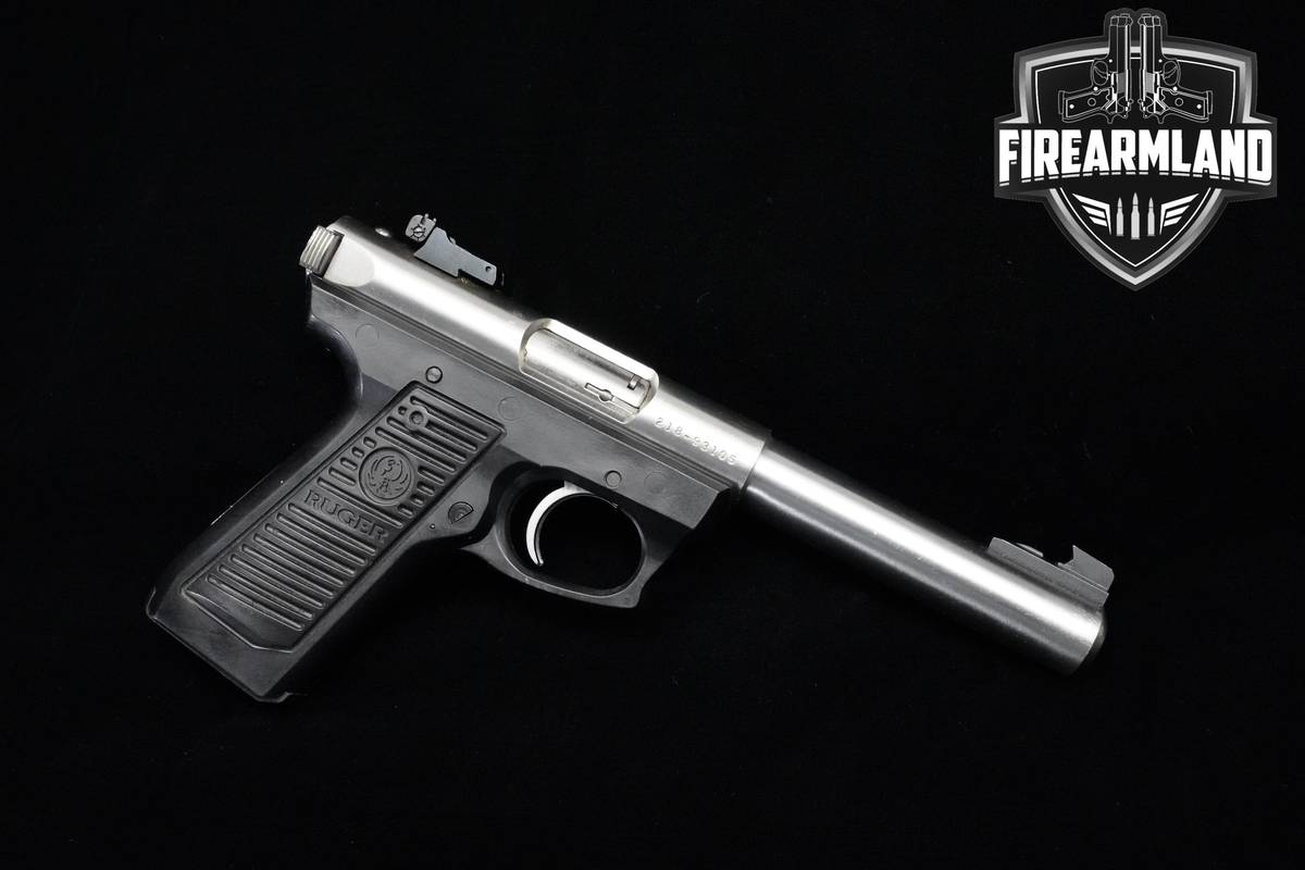 Ruger Mark II 22/45 Target 22LR 5.5" Brushed Stainless Ruger-Mark II +2MAGS