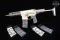 Q Honey Badger SBR .300 AAC Blackout (7.62x35mm) Two-Tone Tan & Gray in Excellent Condition Image 2