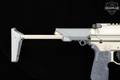 Q Honey Badger SBR .300 AAC Blackout (7.62x35mm) Two-Tone Tan & Gray in Excellent Condition Image 4