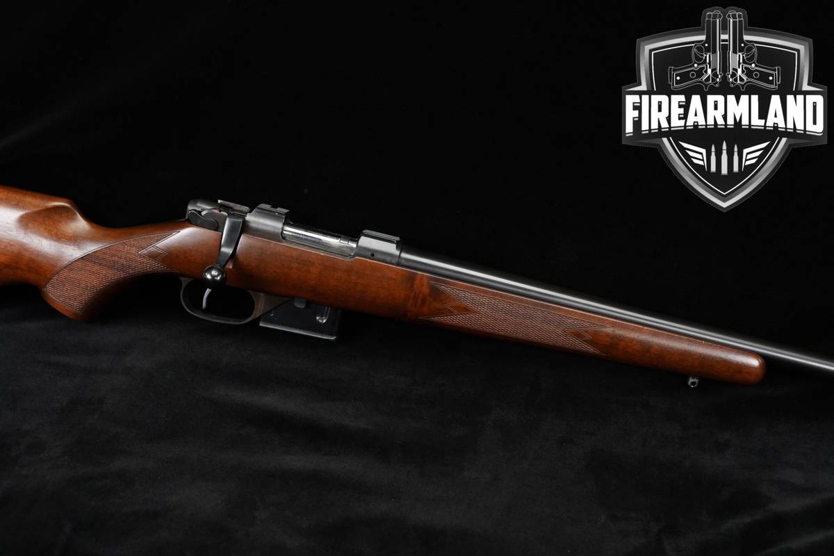 DISCONTINUED CZ 527 Varmint 204 Ruger 25.5 Blued & Walnut Mini-Mauser-Style