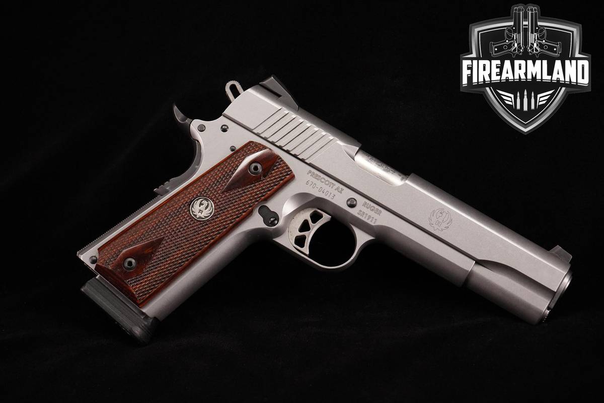 Ruger SR1911 45 ACP 5" Stainless Ruger SR-1911 SR1911 +4 MAGS