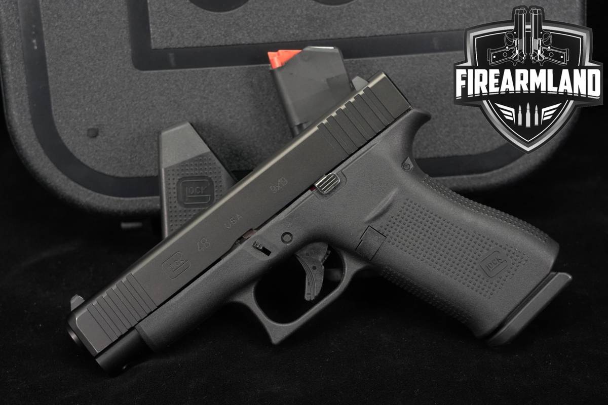 Glock 48 Slimline G48 9mm 4.17" +2 MAGS & ORIG CASE