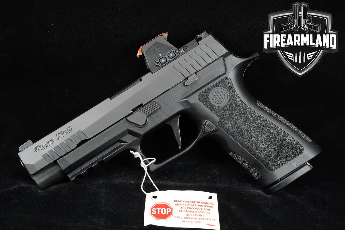 LIKE-NEW Sig Sauer P320 XSeries FULL 9mm 4.7" +3 MAGS, ORIG CASE & ROMEO-X
