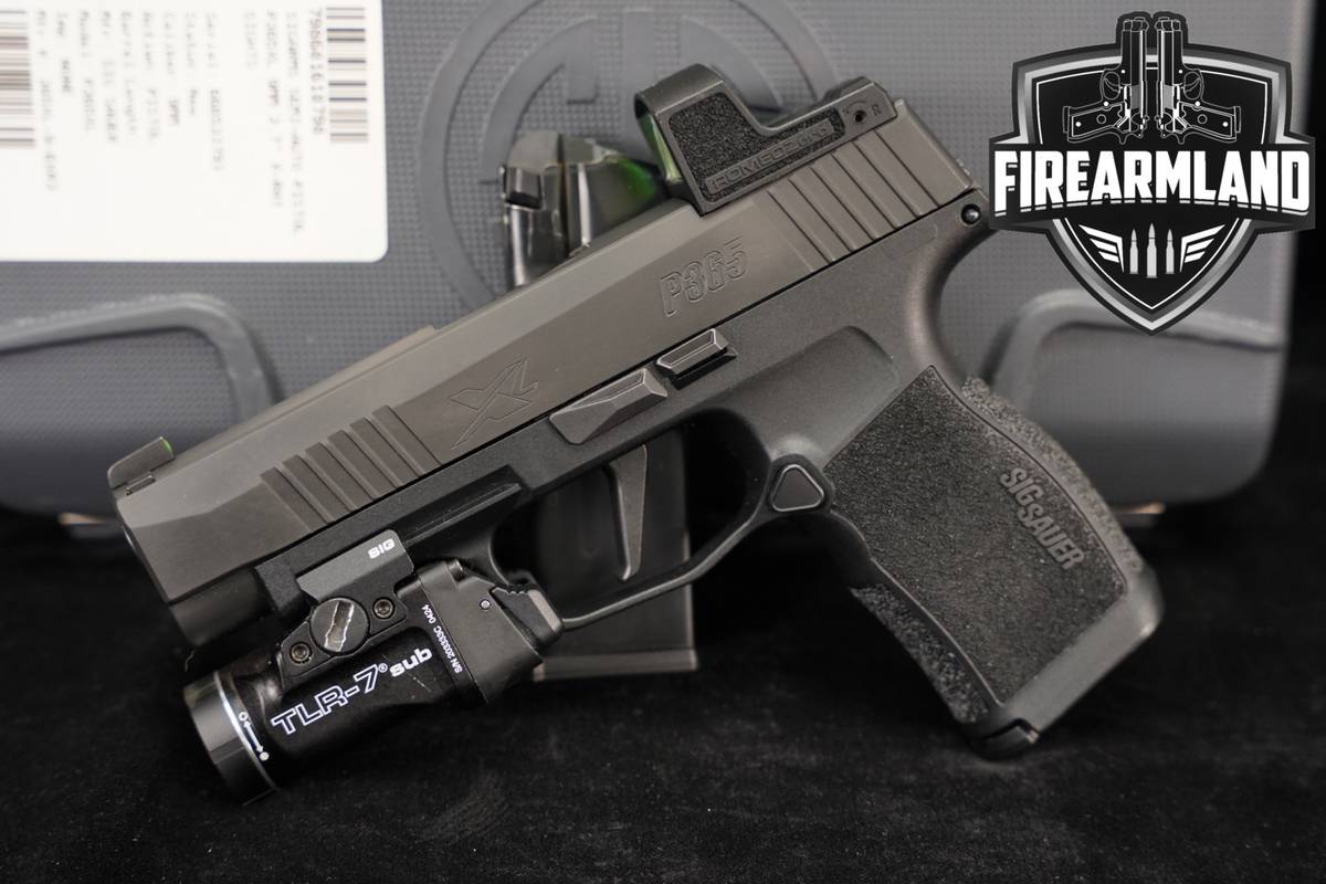 Sig Sauer P365XL X-Series 9mm P 365 XL +2 MAGS, ORIG CASE, ROMEOZERO OPTICS