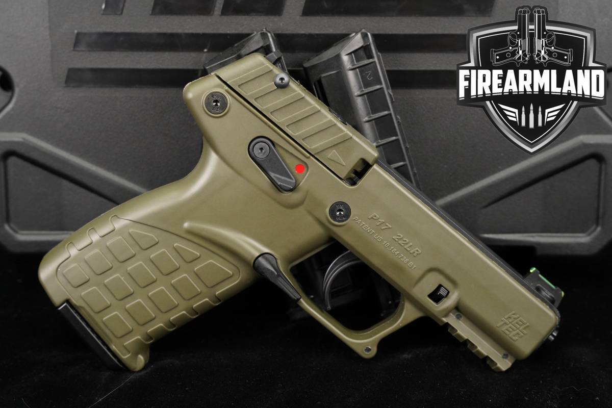 Kel-Tec P17 22LR 3.8" OD Green KelTec P-17 THREADED +3 MAGS & ORIG CASE