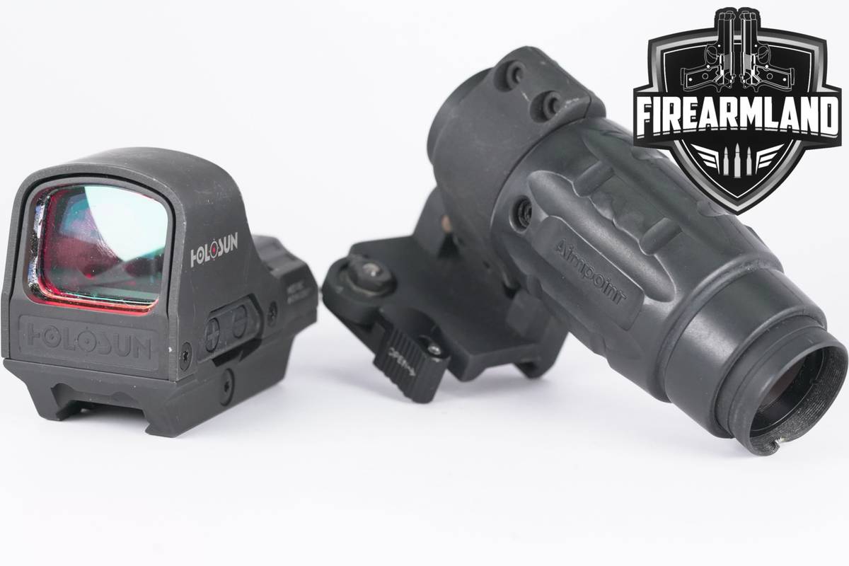 HS510C & Aimpoint 3x Magnifier 2 MOA Dot & 65 Circle HS-510C 510-C
