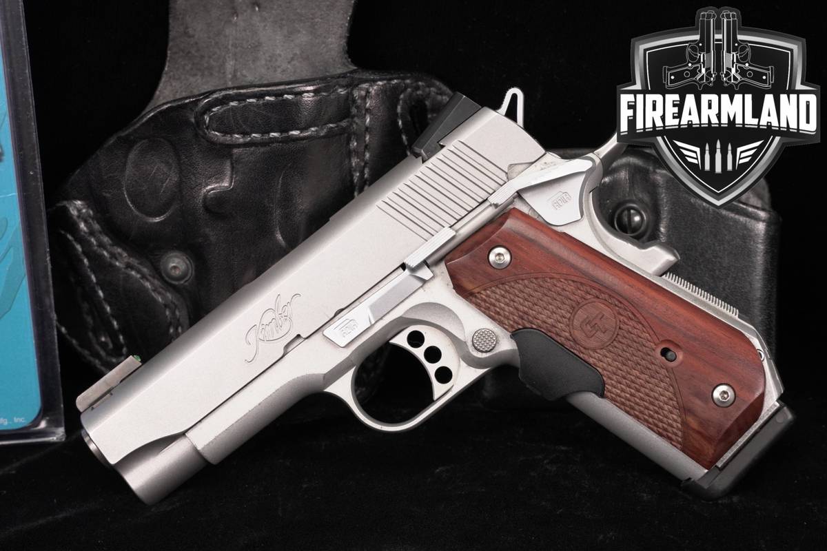 Kimber Stainless Pro Carry II 45 ACP 1911 4" CT LASERGRIPS +HOLSTERS