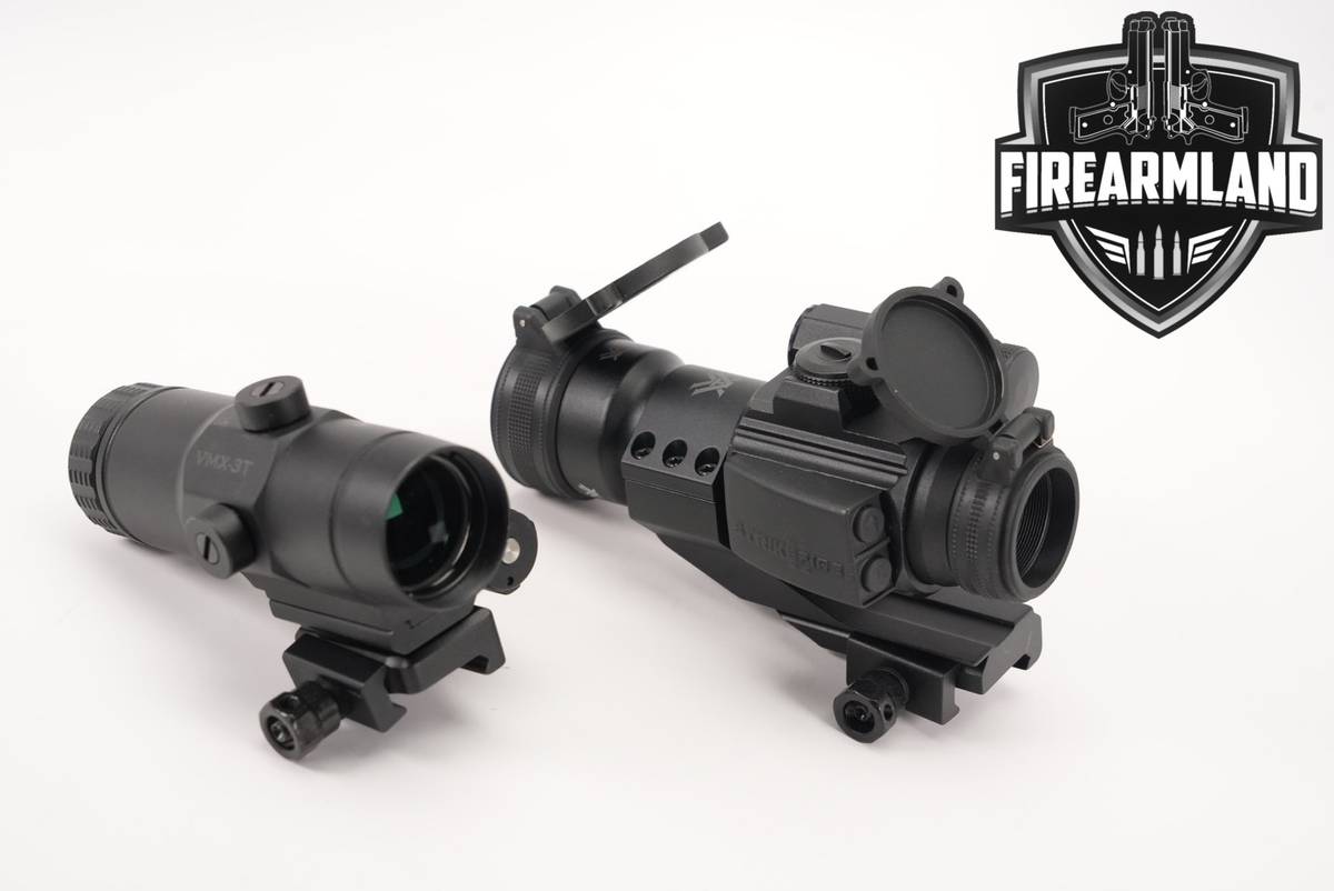 Vortex Optics Strikefire II & VMX-3T 3X Magnifier Combo 4 MOA Red/Green Dot