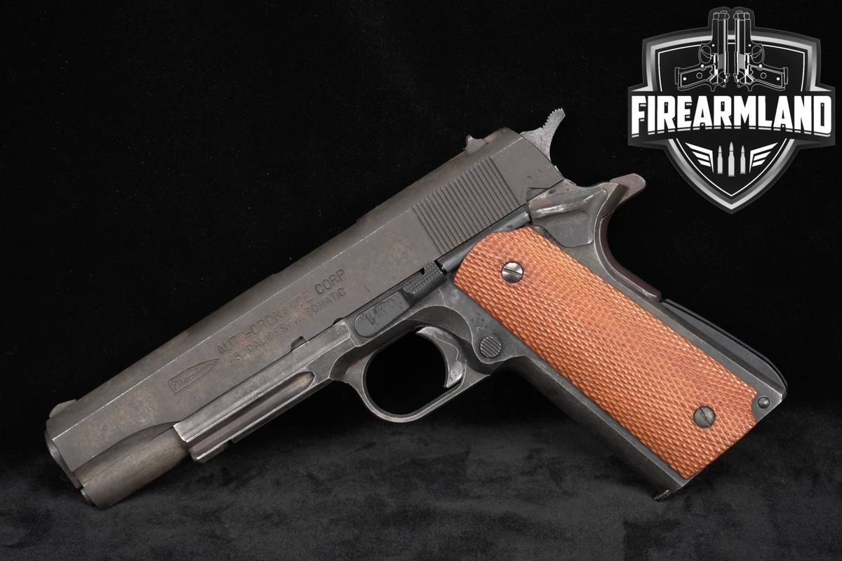 Foster Industries 1911 Government 45 ACP 5" Blued Auto-Ordnance Slide