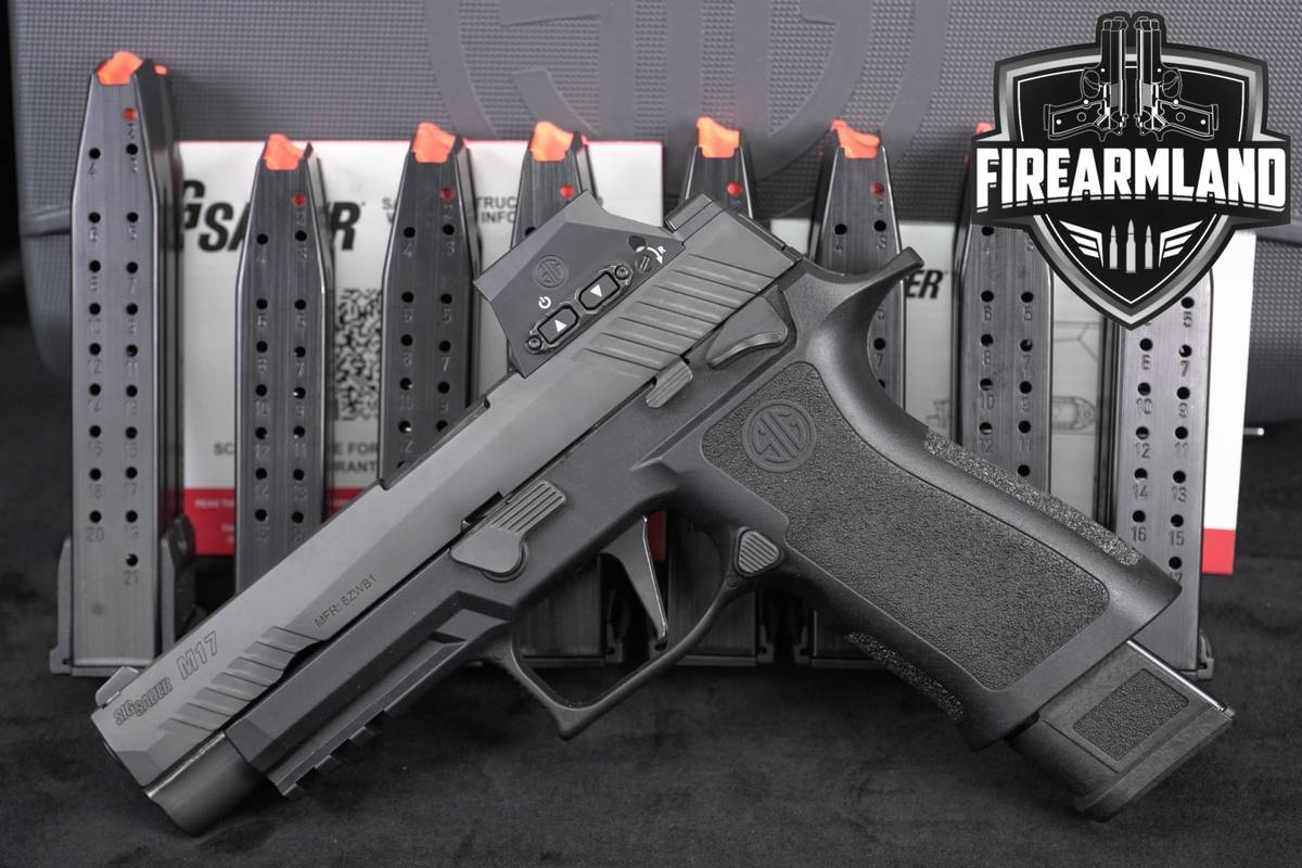 Sig Sauer P320 M17 9mm 4.7" P 320 M 17 +9 MAGS, ORIG CASE, ROMEOM17