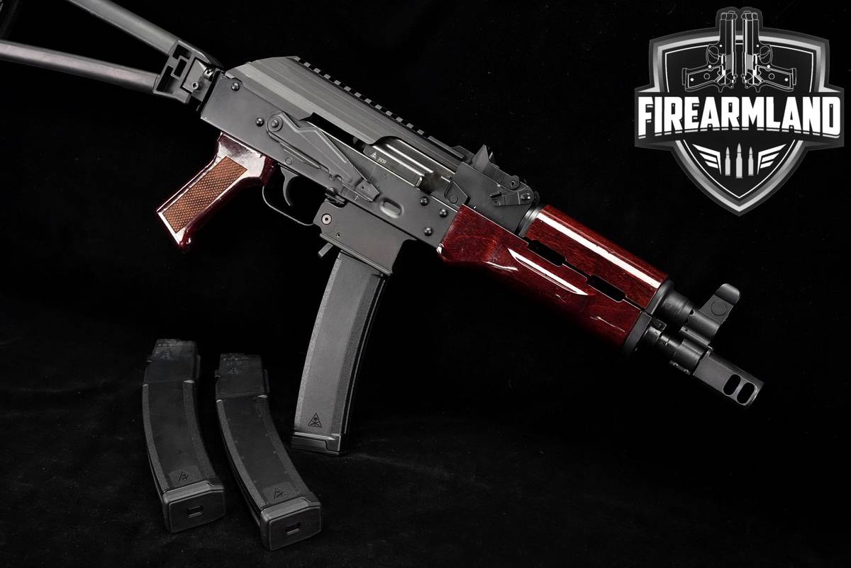 Soviet Arms SA-V 9mm 10.5" Black & Wood AK 9 AKV SAV AK9 +3 MAGS