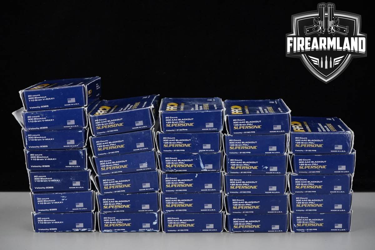 600 RDS! 300 Blackout Ammo BLK-AAC
