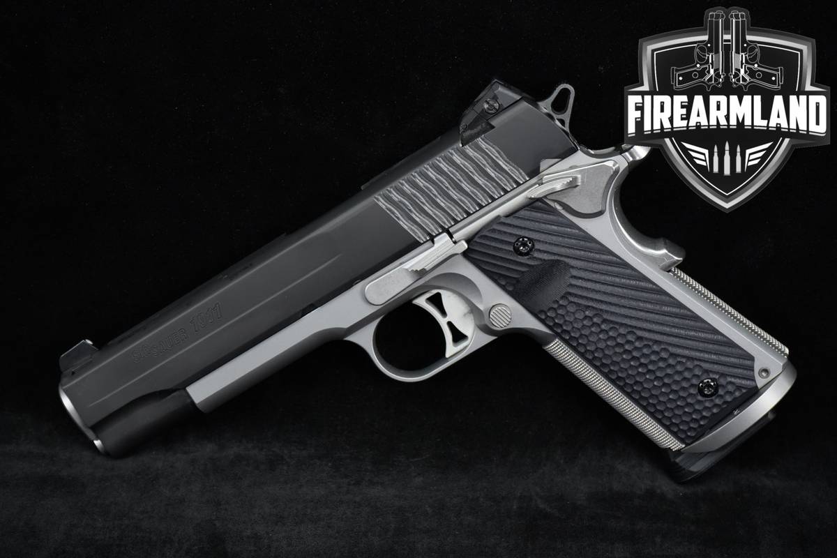 Sig Sauer 1911 STX Custom Shop 45 ACP 5" Hand-Fit Reverse Two-Tone +OG CASE