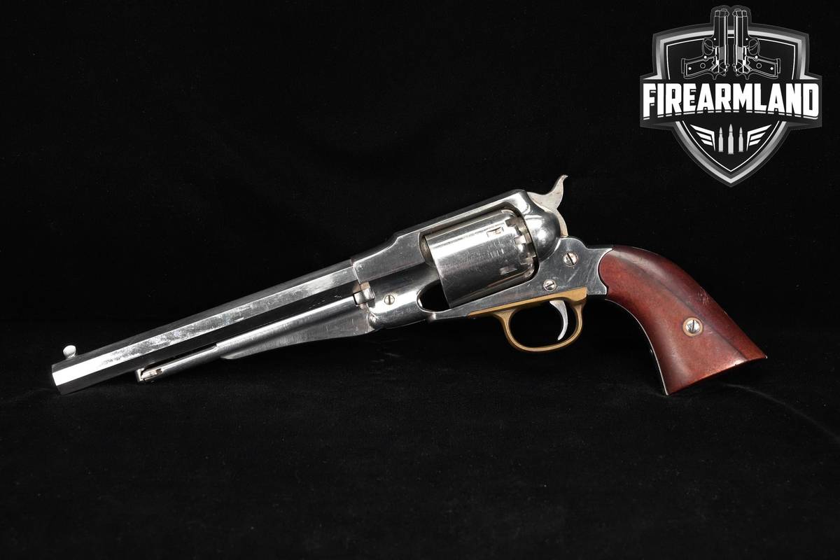 1984 Armi San Marco Remington New Model Army 44 8" SAO Stainless M1858