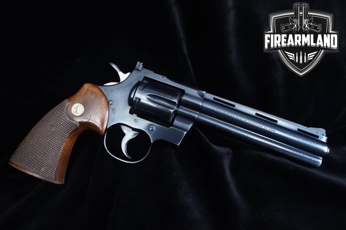 1969 Colt Python 357 Magnum 6" Blued Colt VENT RIB DA/SA