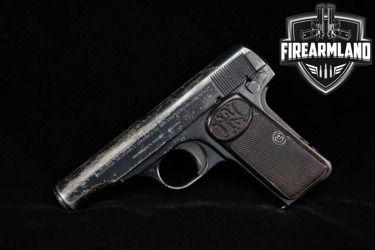 1939-1940 FN BROWNING Model 1910 32 ACP 3.5" Blued