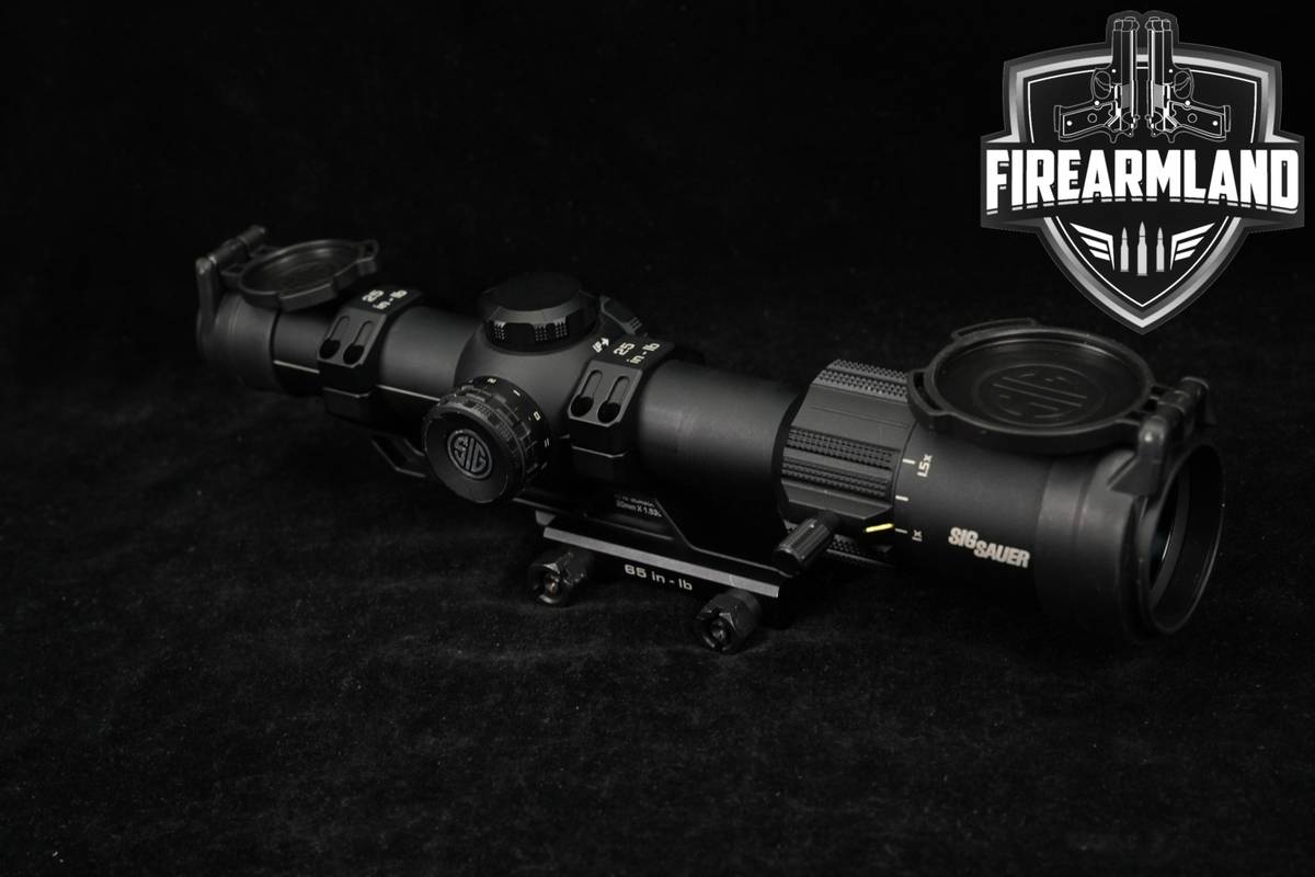 Sig Sauer TANGO-MSR 1-6x24mm SFP Illuminated BDC-6 Reticle LPVO Scope