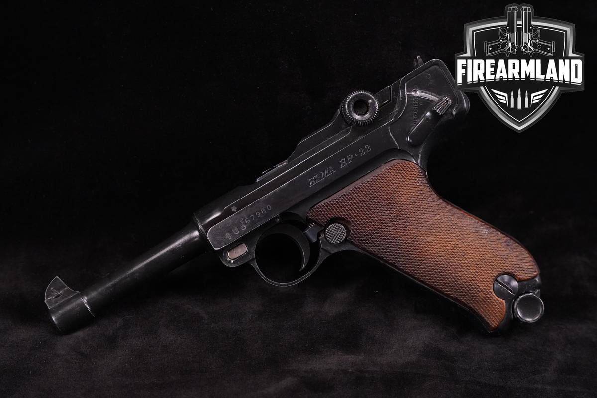 RIMFIRE Erma Werke EP-22 Luger 22LR 4.5" EP22 P.08 P-08 P08