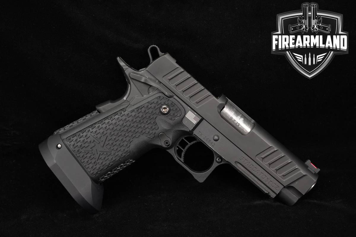 Staccato STI C2 9mm 1911 3.9" 2011 Stainless +2 MAGS & ORIG CASE
