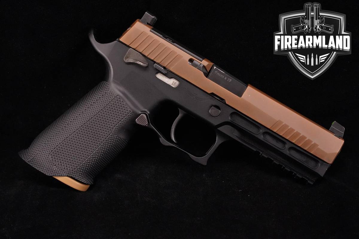 DUTY Sig Sauer P320 M17 Compliant P-320 M-17 9mm 4.7" Coyote Tan ORIG CASE