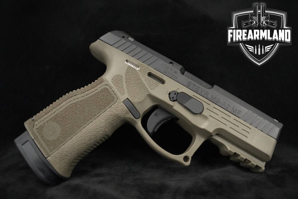 Steyr Arms M9-A2 MF 9mm 4" Black/FDE Steyr M9A2-MF M9-A2 +2 MAGS & ORIG BOX