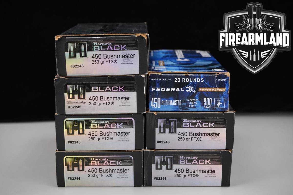 140 RDS! 450 Bushmaster Ammo 450BM