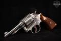 1971-1972 Smith & Wesson (S&W) Model 10-5 Military Police .38 Spl. Nickel in Good Condition Image 2