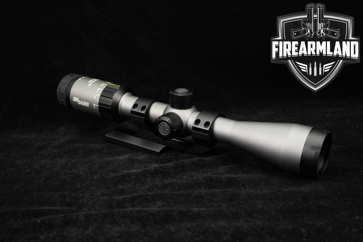 Sig Sauer Whiskey3 3-9x40mm SFP Quadplex Reticle Scope Whiskey III